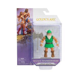 SEGA Golden Axe Gilius Thunderhead w Broad Axe 4" Action Figure